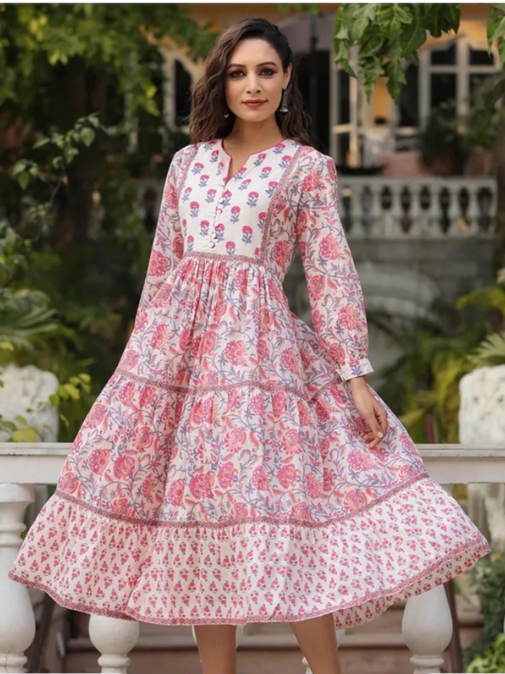 Jaipur Morni Delihah Tiered Dress